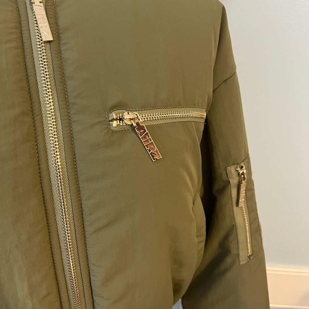 AIIRZ Olive Green Puffer Jacket - Picture 4 of 9